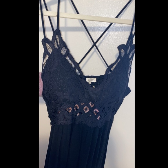 black bralette dress high low - Picture 1 of 2
